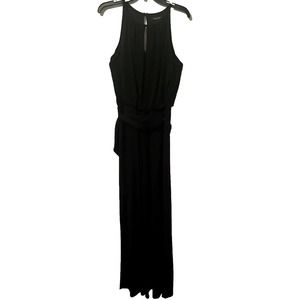 Women’s Medium Black Wide-Leg Jumpsuit Sleeveless White House Black Market
